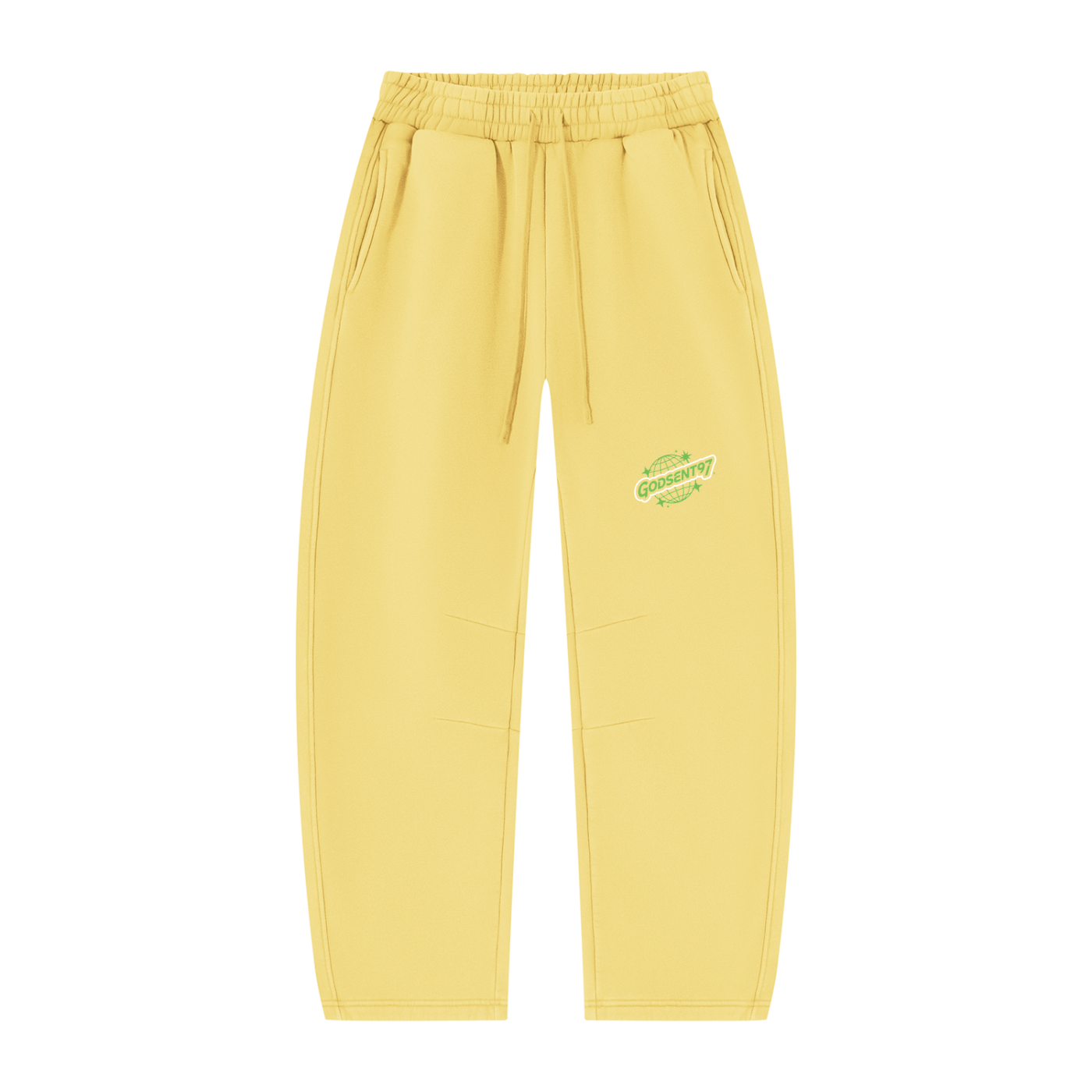 Unisex Vintage Wash Barrel Leg Fleece Sweatpants
