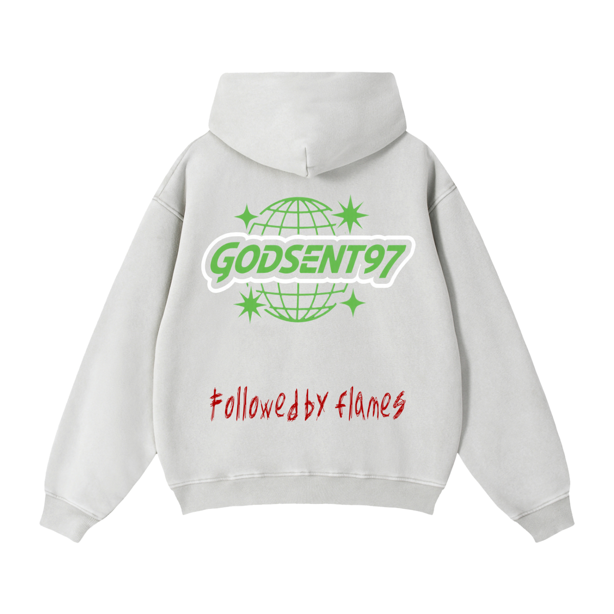 Zip-Through Boxy Fleece Hoodie